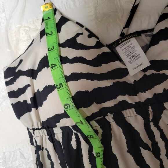 Zebra Print Halter Maxi Dress Size S   Size L - Picture 16 of 16